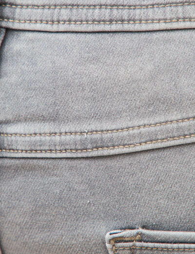 Jeans slim longueur 32 denim gris homme