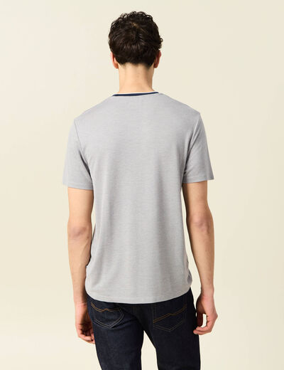 T-shirt manches courtes blanc homme