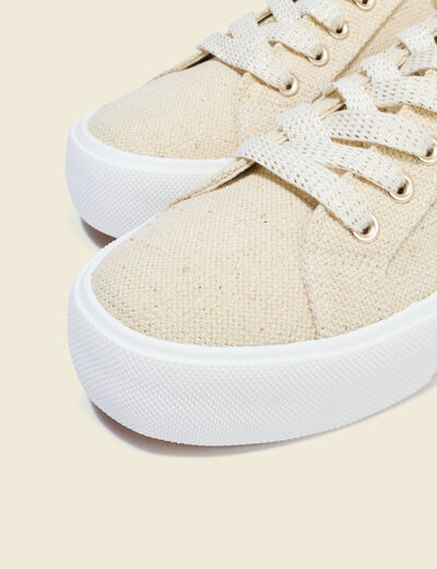 Tennis ecru femme