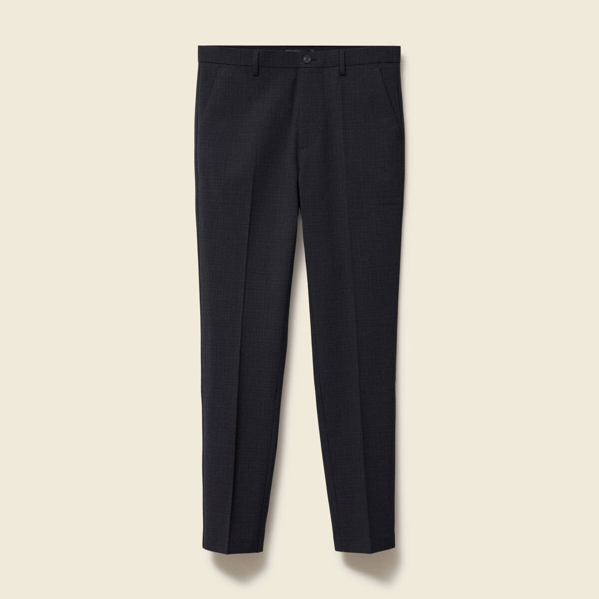 Pantalon chino droit longueur 32 noir homme