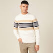 Pull éco-responsable ecru homme