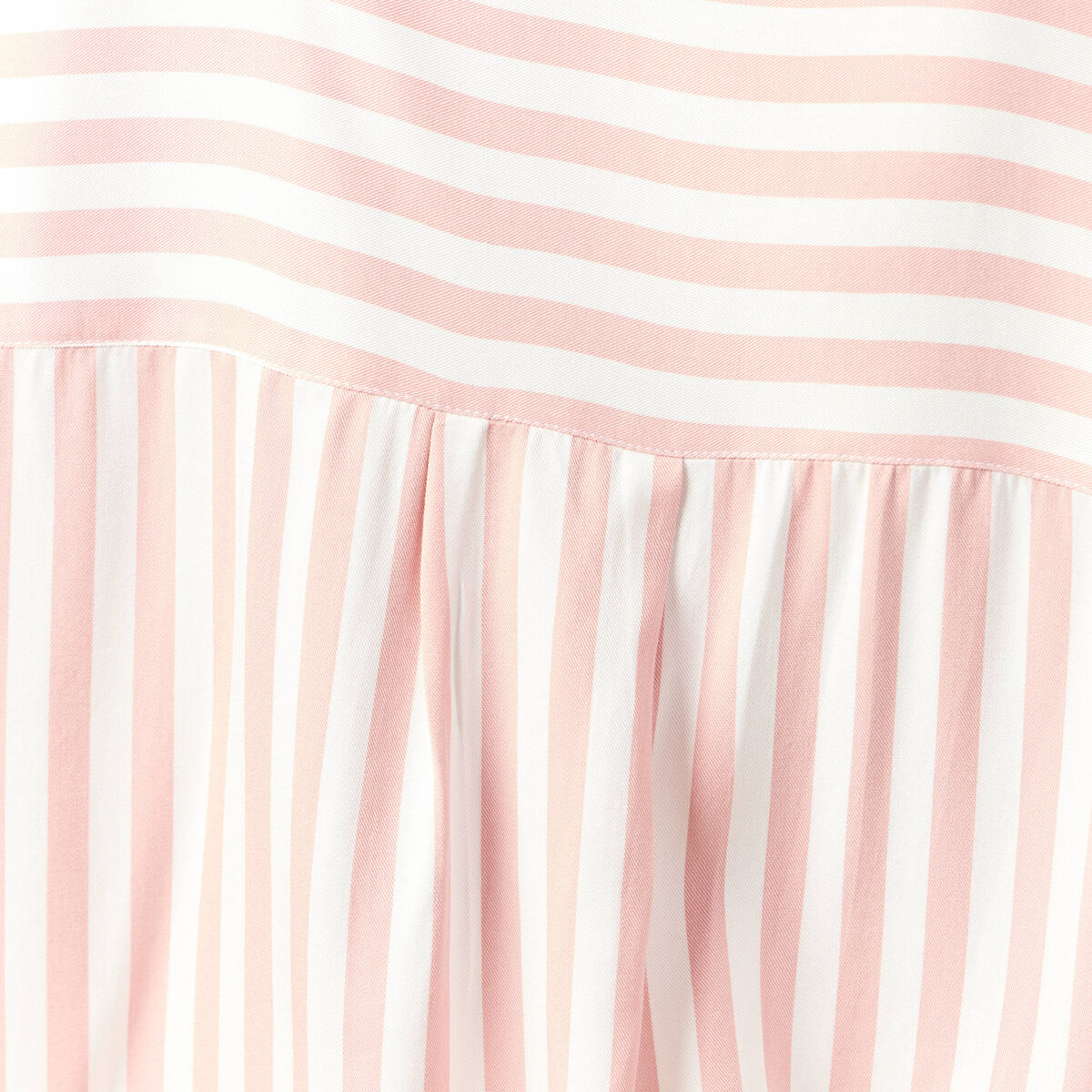 Chemise manches courtes fluide rose clair femme