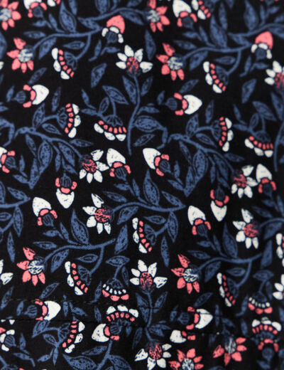 Chemise manches longues noir femme