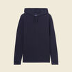 T-shirt à capuche bleu marine homme