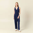 Combinaison éco-responsable bleu marine femme