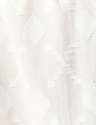 Chemise manches longues ecru femme