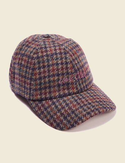 Casquette multicolore femme