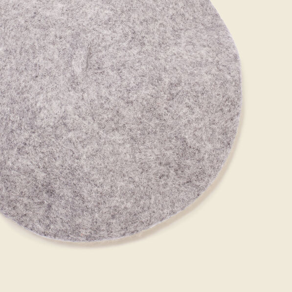 Béret gris femme