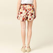 Jupe-short droite fluide sable femme