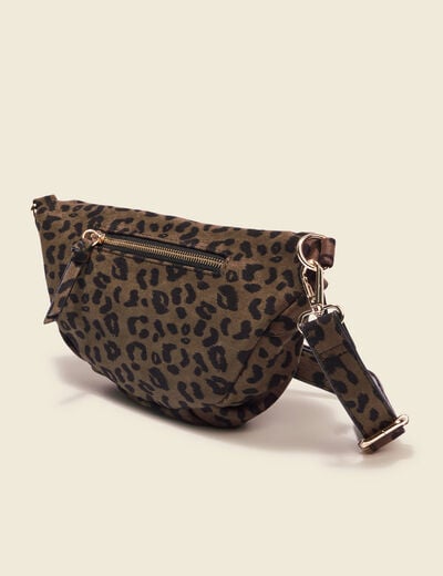 Sac banane vert kaki femme
