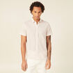 Chemise manches courtes blanc homme