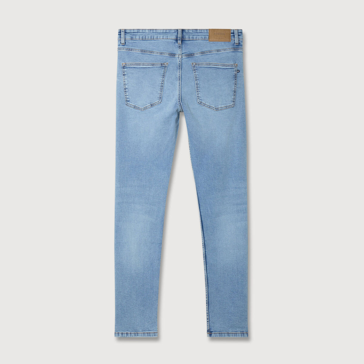 Jeans skinny tapered denim bleach homme