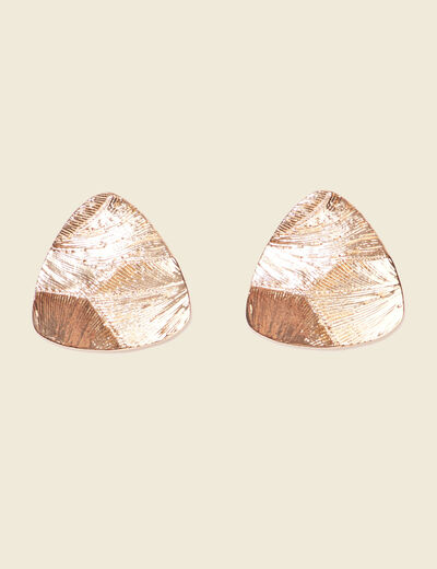 Boucles d'oreilles clous couleur or femme