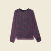 Blouse éco-responsable multicolore femme
