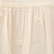 Chemise manches longues en coton creme femme