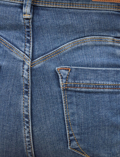 Jeans skinny push-up taille standard denim stone femme