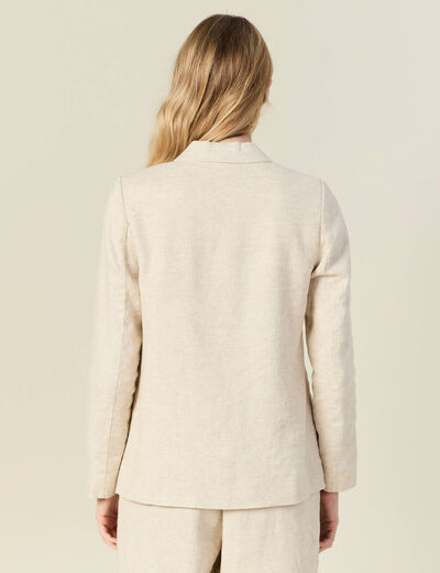 Veste esprit blazer sable femme