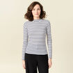 T-shirt manches longues ecru femme