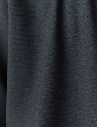 Blouson manches longues col classique bleu marine homme