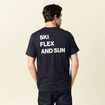 T-shirt manches courtes bleu marine homme