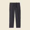 Pantalon paperbag gris femme