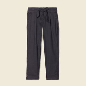 pantalon paperbag gris femme Pantalon paperbag gris femme