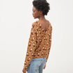 Gilet &agrave; manches longues bordeaux femme