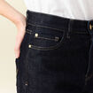 Jeans mom fabriqu&eacute; en France denim brut femme