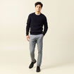 Pantalon slim Instinct chino gris homme