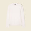 Pull éco-responsable ecru homme