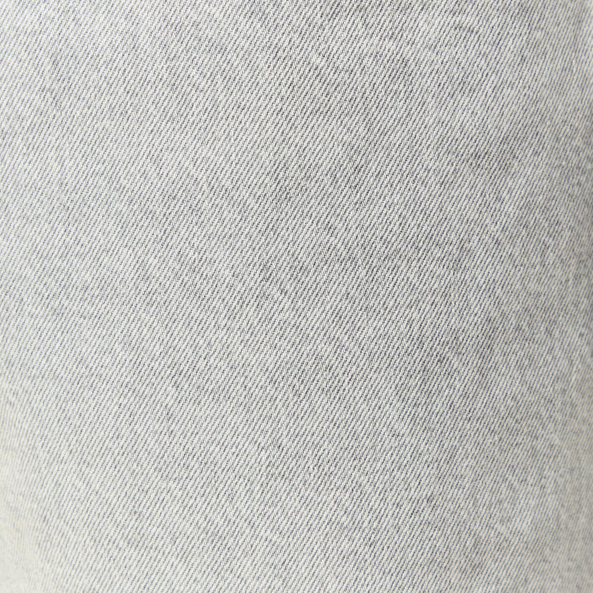 Jeans large 5 poches longueur 32 denim gris clair homme