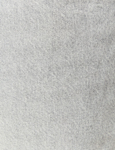 Jeans large 5 poches longueur 32 denim gris clair homme