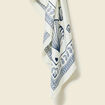 Foulard bleu marine femme