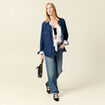Chemise en jeans manches longues denim stone femme