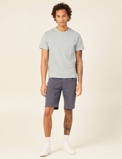 T-shirt éco-responsable vert olive homme
