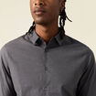 Chemise éco-responsable gris homme