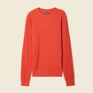 Pull éco-responsable orange homme