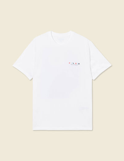 T-shirt éco-responsable ecru homme