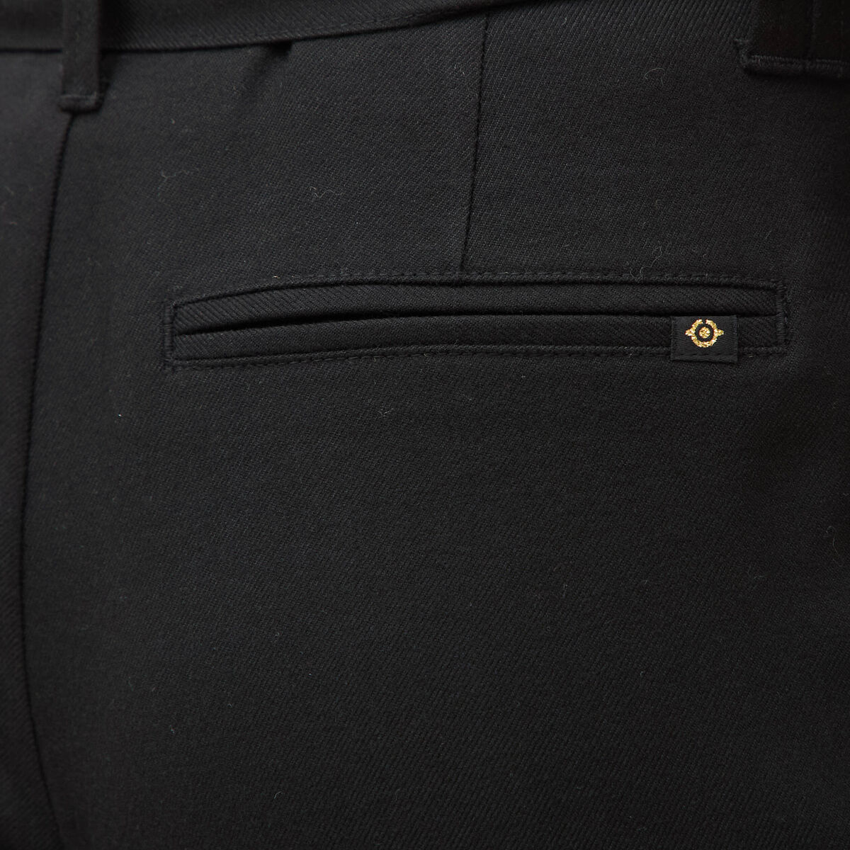 Pantalon paperbag noir femme