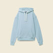 Sweat &agrave; capuche bleu clair homme
