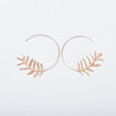 Boucles d'oreilles créoles couleur or femme