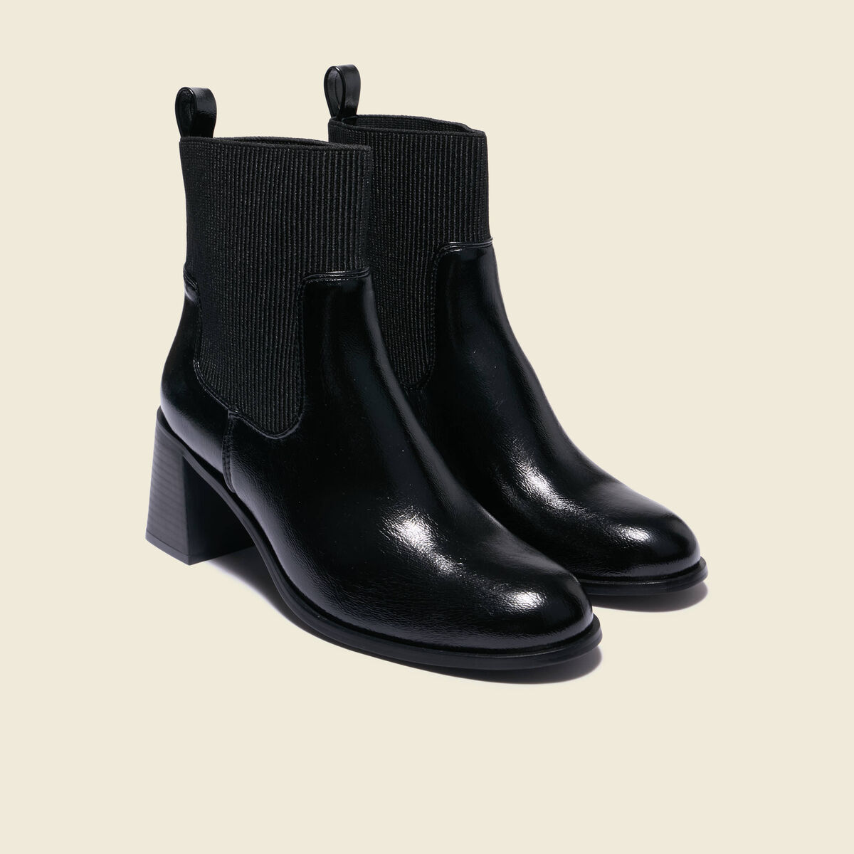 Bottines à Talons Paul & Joe Sister En Cuir Bleu Iris - Taille 37 - Très Bon état