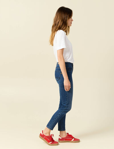 Jeans skinny 7/8ème denim stone femme