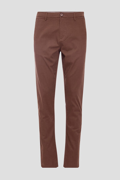 Pantalon slim Instinct chino beige homme