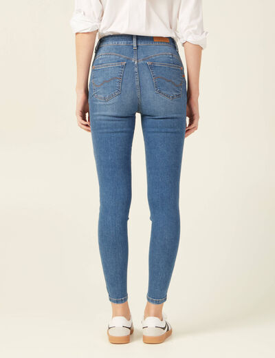 Jeans skinny éco-responsable denim used femme