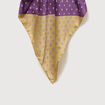 Foulard satin&eacute; bordeaux femme