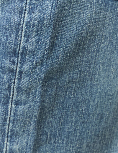 Jeans straight 5 poches denim dirty homme
