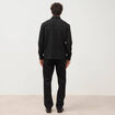 Surchemise droite col am&eacute;ricain noir homme