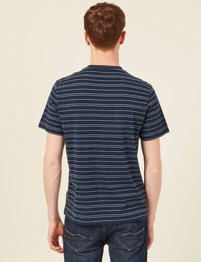 T-shirt éco-responsable bleu marine homme