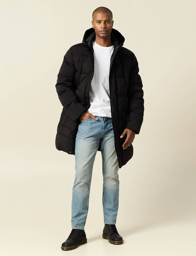 Jeans straight taille tapered denim dirty homme